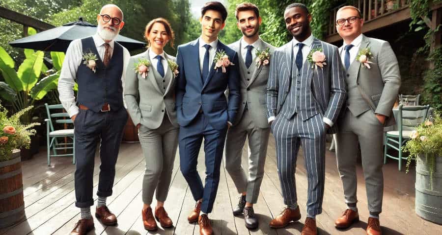 Non-Traditional Groomsmen Options